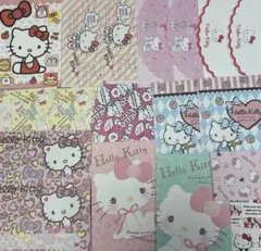 キティ　サンリオ　封筒　レターセット　まとめうり　メモ