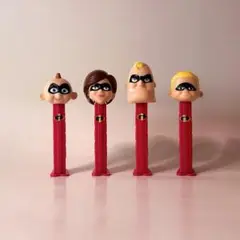 PEZ ミスターインクレディブル 4個セット Mr.インクレディブル 他 訳あり