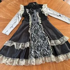ゴスロリ ロリータ ワンピース ハロウィン　130cm