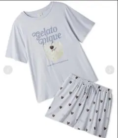ジェラートピケ 【接触冷感】ケーキワンポイントTシャツ&ハート柄