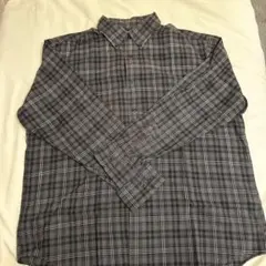 ROUND TREE & YORKE チェック柄長袖シャツ