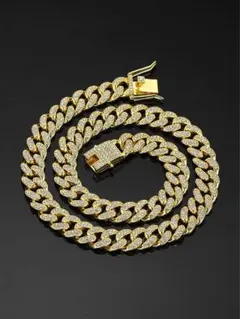 マイアミキューバンネックレス　50cm ゴールドラッパー