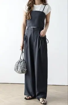 La-gemme セットアップ ビスチェ ワイドパンツ 2点セット