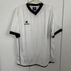 KELME 半袖　ウェア　白　vネック　フットサル　サッカー　Mのサムネイル