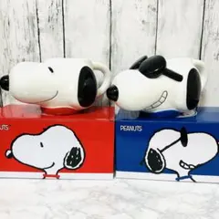 【スヌーピー】フェイスマグカップ×2種類