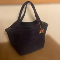 Harrods ネイビー ミニ保冷トートバッグ