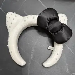 【USJ】キティちゃん キルティング カチューシャ ホワイト