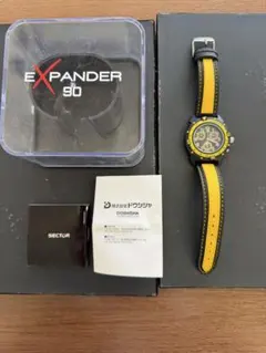 SECTOR EXPANDER 90 時計 黒/黄　不動