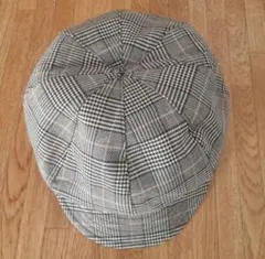 Chapeau d'O チェック柄キャスケット