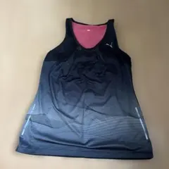 Puma タンクトップ ブラック/ピンク グラデーションのサムネイル