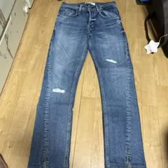 ZARA メンズ デニムパンツ ダメージ加工 トルコ製のサムネイル
