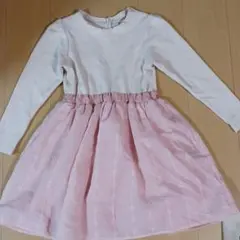 ワンピース　発表会　結婚式　女の子　140cm　ピアノ　　ピンク　上品