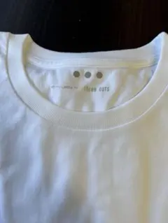 three dots ホワイト Tシャツ L
