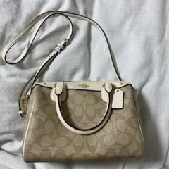 COACH『シグネチャーショルダーバック ハンドバッグ』