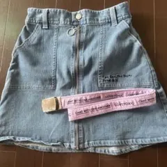 Lovetoxicデニム ジップアップスカパンL(160)