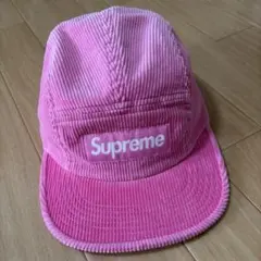 Supreme Corduroy Camp Cap Pink