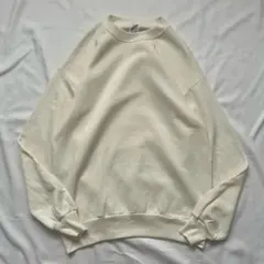 USA製 80s 90s JERZEES スウェット L アイボリー ブランク