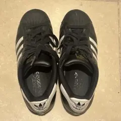 adidas SUPERSTAR ブラック/ホワイト スーパースター ストリート