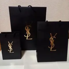 イヴ・サンローラン　ショッピングバック　3点セット(大中小)