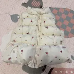 花柄ノースリーブアウター 70