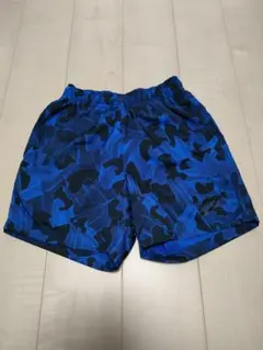 N*7様 FCRB Nike ショートパンツ S 青カモフラ ハーフパンツ - メルカリ