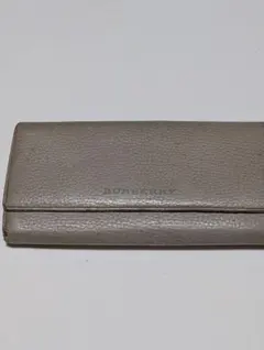 BURBERRY バーバリー　長財布　ノバチェック　レザー　がま口