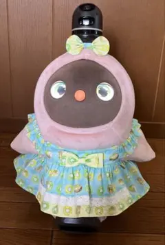 ラボ服⭐︎らぼ服 2色のキウイフルーツ＆キーウィ柄ワンピース♡リボン飾りつきのサムネイル