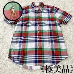 《極美品✨現行QRタグ》ポロラルフローレン ボタンダウンシャツ マドラスチェックのサムネイル