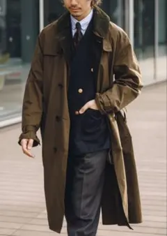 Barbour beams F トレンチコート 40 カーキ