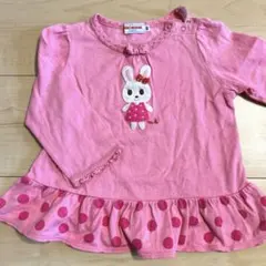 MIKI HOUSE うさこ　ロンT 80cm