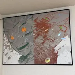 【額付き】僕のヒーローアカデミア 原画展 A2アートポスター 爆豪勝己 緑谷出久