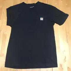 カーハート　ポケット　Tシャツ Sサイズ ルーズフィット　黒　ブラック