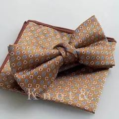 蝶ネクタイ ポケットチーフ メンズ　新郎　結婚式小物　タキシード　スーツ