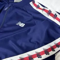 New Balance ネイビー ジャージジャケット