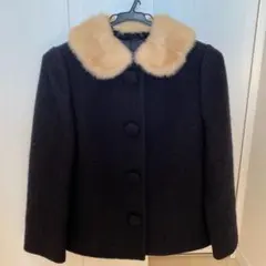 ドレステリア　ミンクファー付ショートコート