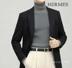 希少☆HERMES エルメス セリエボタン リネン フレア ロングスカート