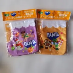【非売品　新品】FANTA ソックス型オーナメント 2個セット