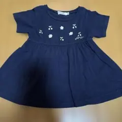 SLAP SLIP さくらんぼ 花柄 半袖Tシャツ 80のサムネイル