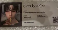 mark on me &TEAM NICHOLAS チケット韓国版