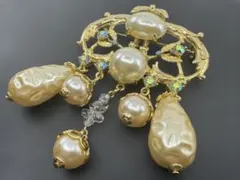 M6128 ブローチ　ヴィンテージ アクセサリー