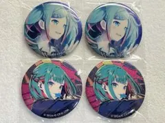 プロセカ グリッター缶バッジ 初音ミク(レオニミク