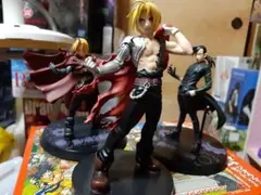 鋼の錬金術師 フィギュア 2体セット エドワード、マスタング大佐