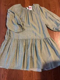 H&M 花柄 五分袖チュニック Lサイズ