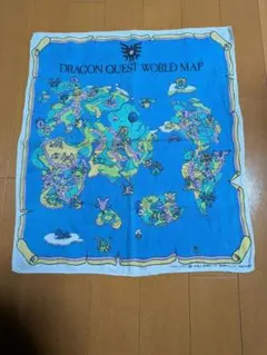 最終値下げ！ドラゴンクエスト ワールドマップクロス ハンカチ