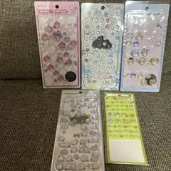 ボンボンドロップシール しずく あわわ ちいかわ シマエナガ おすそ分け