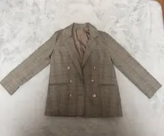 ベージュ系 テーラードジャケット コート　レディース