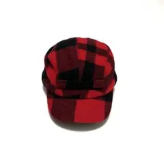 XL/Lポロラルフローレン バッファローチェック ハンティング キャップ ウール