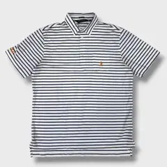 【は】00s 古着 POLO GOLF ラルフローレン ボーダーポロシャツのサムネイル