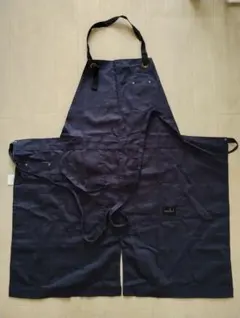 【新品】ロングエプロン ネイビーのサムネイル