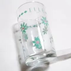 昭和レトロ グラス 2個 セット ELLE エル パリス